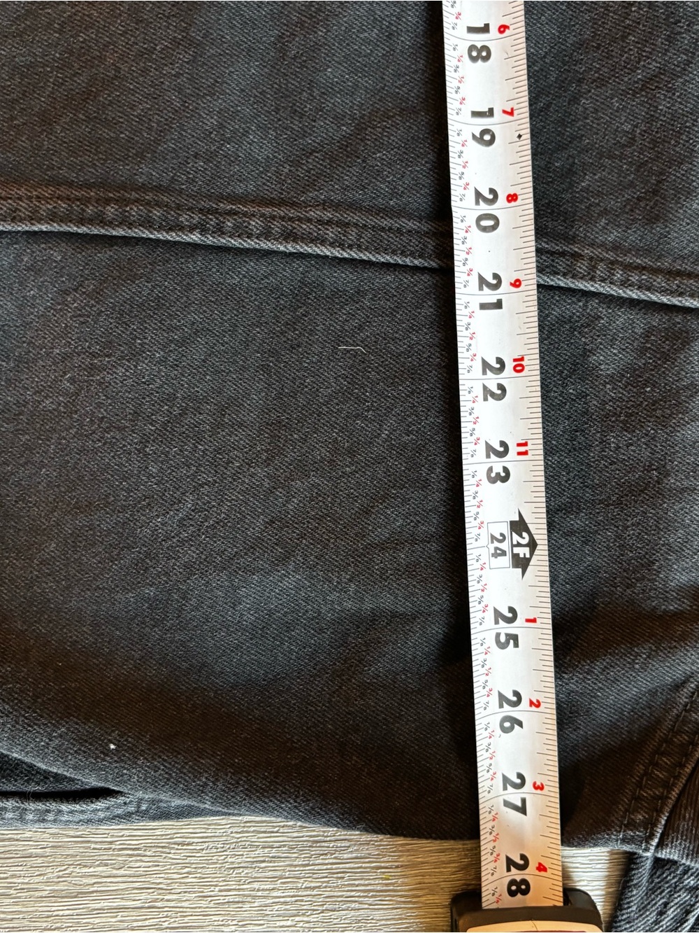 Levi's Black Cotton Denim Shirt Jacket - Picture 11 of 11